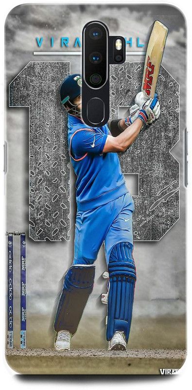 ORBIQE Back Cover for OPPO A5 2020 CPH1933 VIRAT, KOHLI, INDIA, CRICKET, PLAYER, GOAT, RCB, IPL  (Multicolor, Hard Case, Pack of: 1)