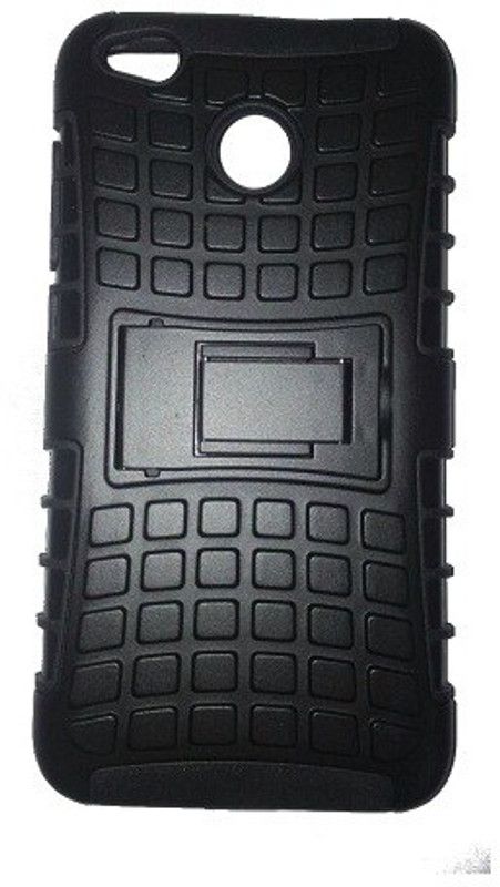 7Rocks Back Cover for Mi Redmi 4  (Black, Shock Proof, Pack of: 1)