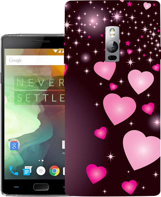 HANIRY Back Cover for Oneplus 2  (Purple, Flexible, Silicon)