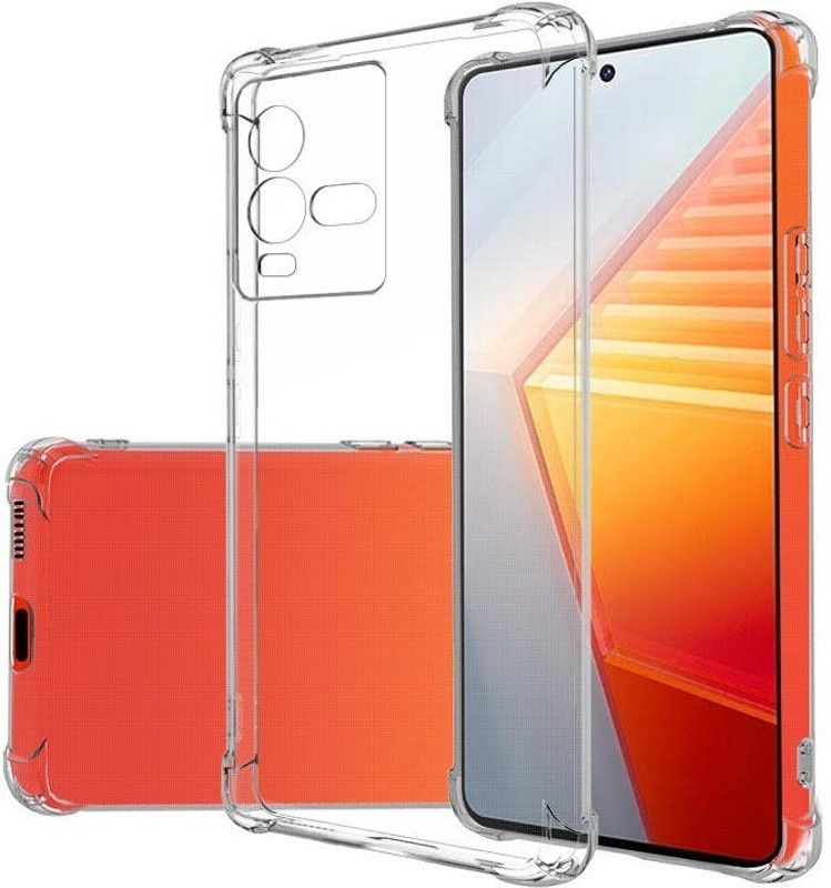 VISHZONE Back Cover for Vivo iQOO 9T 5G, iQOO 9T 5G  (Transparent, Grip Case, Silicon, Pack of: 1)