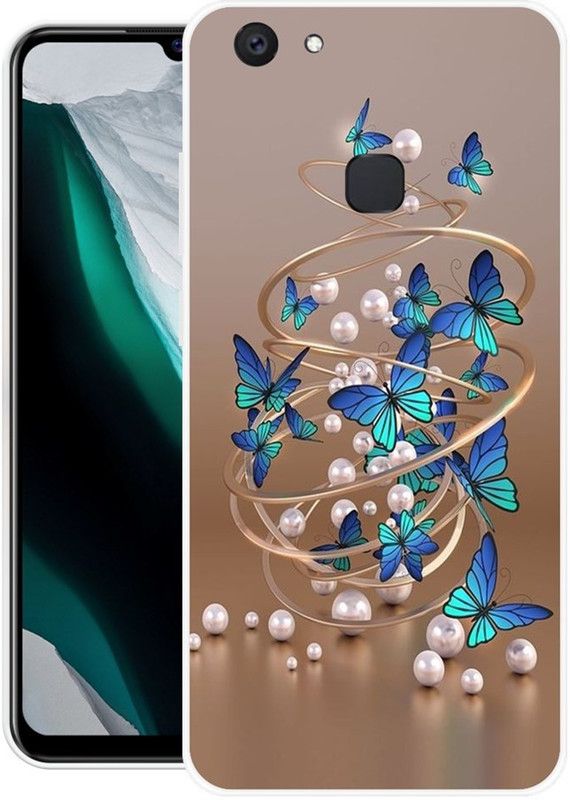 Krtagy Back Cover for VIVO V7  (Multicolor, Dual Protection, Silicon, Pack of: 376)
