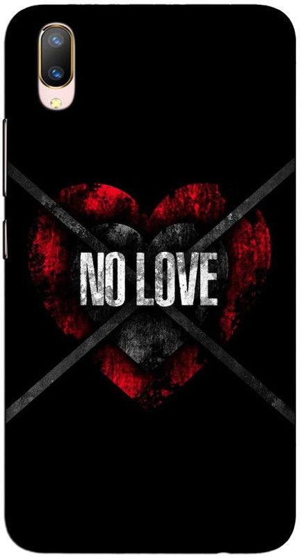 CROKIAN Back Cover for ViVO V11 Pro No love Back Cover  (Multicolor, Hard Case, Pack of: 1)