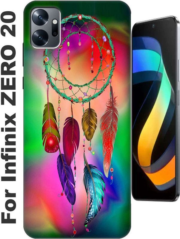 YornoSis Back Cover for Infinix Zero 20 2814  (Silver, Anti-radiation, Silicon, Pack of: 1)