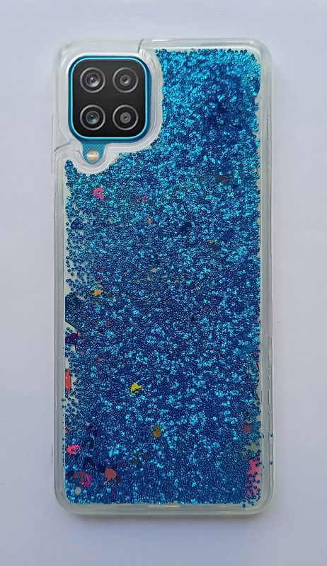 AOnes Back Cover for Samsung Galaxy F22  (Blue, Silicon, Pack of: 1)
