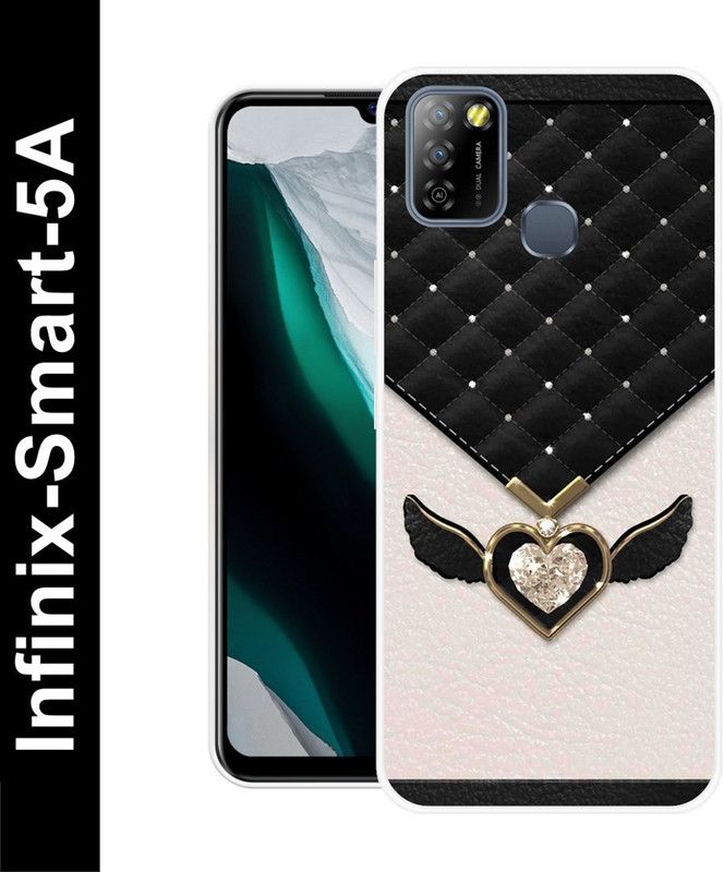 Aabra Back Cover for Infinix Smart 5A  (Black, Flexible, Silicon, Pack of: 1)