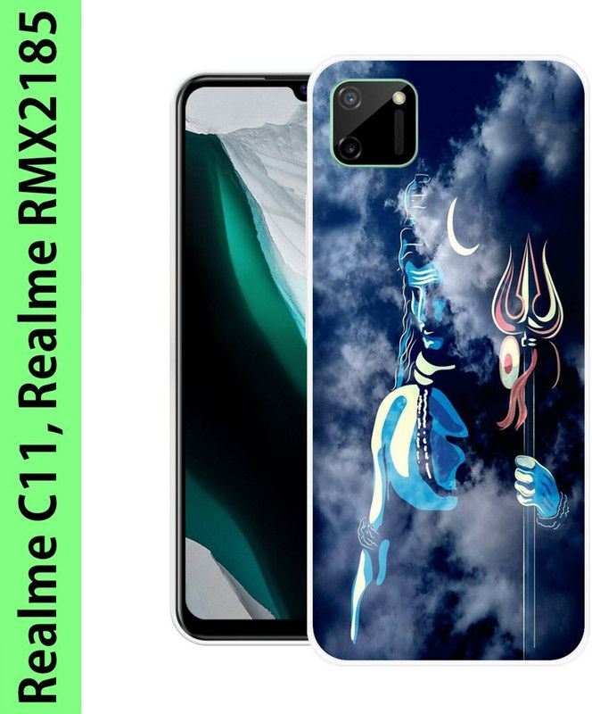 The Covers Glossy Point Back Cover for Realme C11, RMX2185 Back Cover  (Multicolor, Grip Case, Silicon, Pack of: 1)