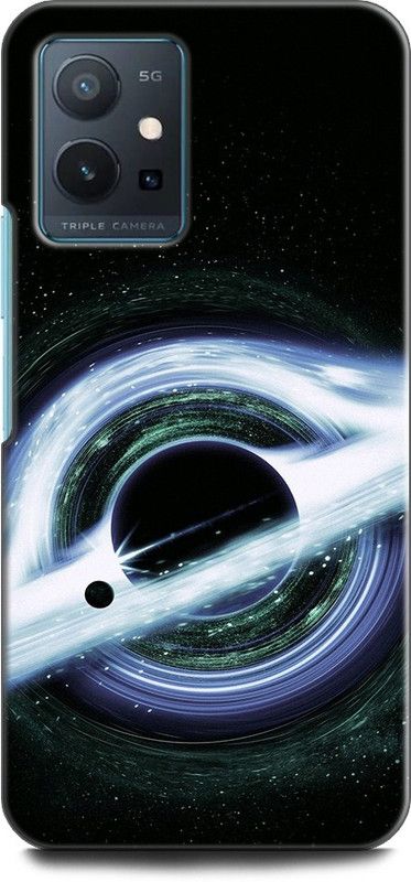 KEYCENT Back Cover for Vivo T1 5G, V2141 PLANET, TRIANGLES, SPACE, STARS, UNIVERSE, GALAXY, BLUE  (Multicolor, Shock Proof, Pack of: 1)