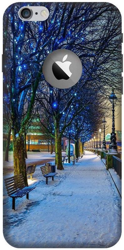 BYXIS Back Cover for iphone 6 cut snow, winter, lights, nature, natural, beautiful  (Multicolor, Shock Proof, Pack of: 1)