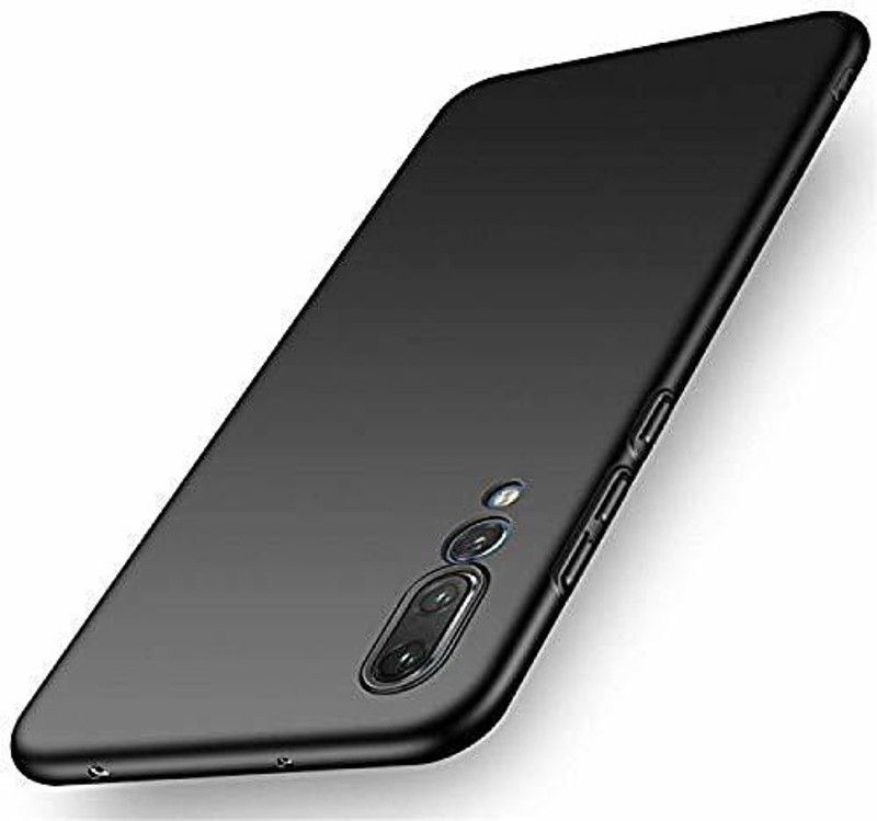 Bodoma Back Cover for Huawei P20 pro Black  (Transparent, Silicon, Pack of: 1)