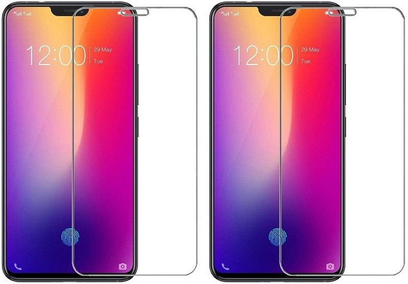 HOBBYTRONICS Tempered Glass Guard for VIVO X21  (Pack of 2)