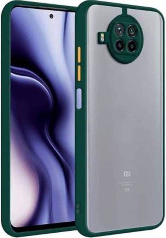 CHATURVEDH Back Cover for Mi 10i  (Green, Dual Protection, Pack of: 1)