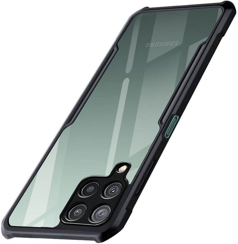 ShopGlobal Back Cover for Samsung Galaxy M33 5G  (Black, Dual Protection)
