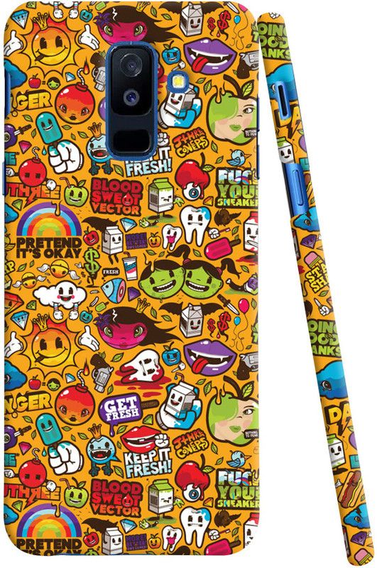 Adi Creations Back Cover for Samsung Galaxy J8  (Multicolor)