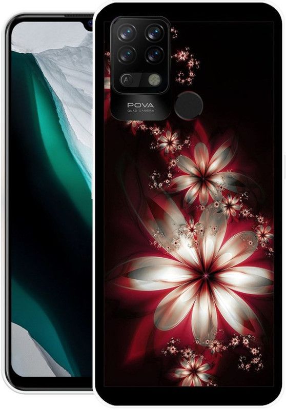 KUDI Back Cover for Tecno Pova  (Multicolor, Grip Case, Silicon)