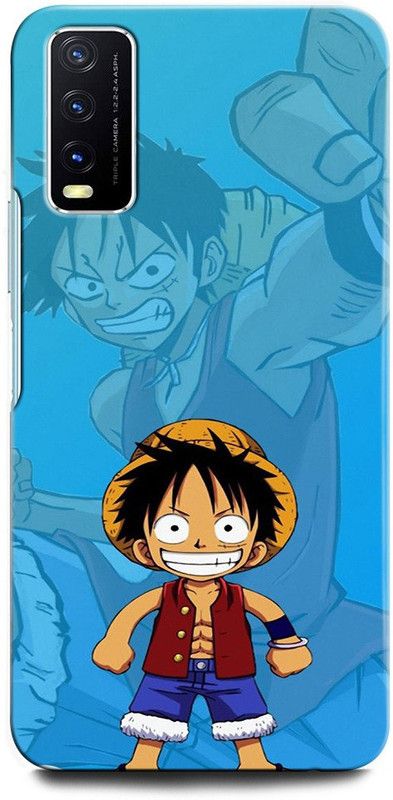 GRAFIQE Back Cover for Vivo Y12s V2033 LUFFY, MONKEY D LUFFY, ANIME, LUPI, MONKEY, STRAW HAT, CAPITAN  (Multicolor, Shock Proof, Pack of: 1)