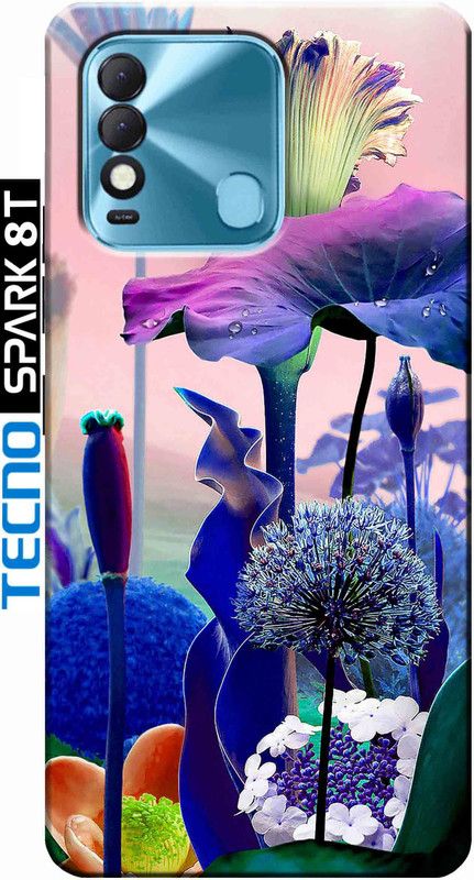 YorktoSis Back Cover for Tecno Spark 8T 2791  (Multicolor, 3D Case, Silicon, Pack of: 1)