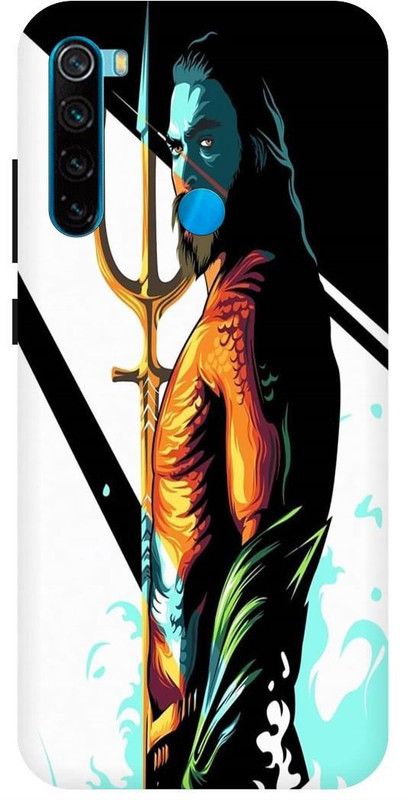 PICHKU Back Cover for REDMI NOTE 8-M1908C3JH-AQUA,MAN,AVENGERS,SUPER,HERO,END,GAME,SUIT  (Gold, Hard Case, Pack of: 1)