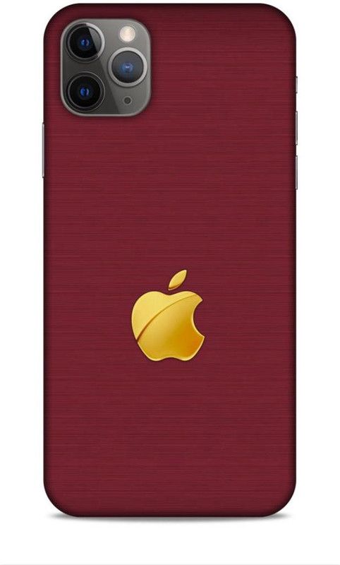 Covermania Back Cover for Apple iPhone 11 Pro Max  (Red, Gold, Waterproof)