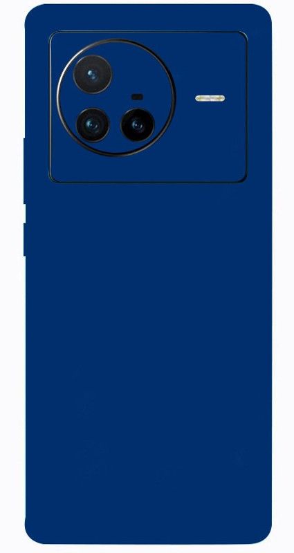 BugguSkin VIVO X80 5G Mobile Skin  (Ultra Super Dark Blue Matte Skin With High Matte Finish.)