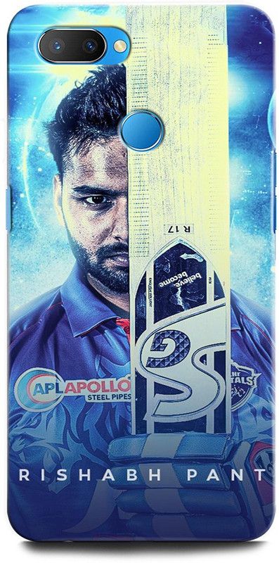ORBIQE Back Cover for Realme 2 RMX1805 RISHABH PANT, CRICKET, INDIA, INDIANCRICKETCAPTAIN  (Multicolor, Hard Case, Pack of: 1)