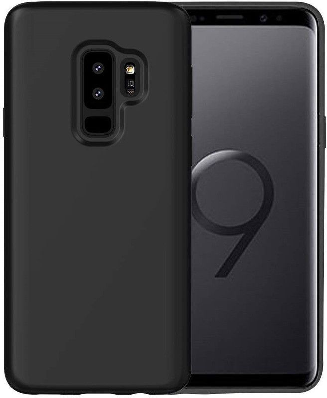 VDAT Back Cover for Samsung Galaxy S9 Plus  (Black, Shock Proof, Pack of: 1)