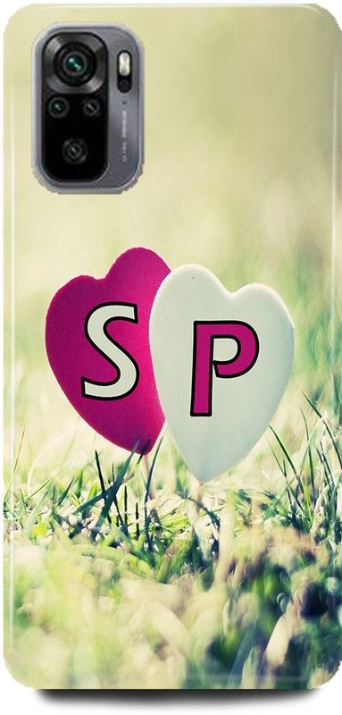 Ignite Back Cover for REDMI Note 10, S LOVES P NAME,S NAME, P LETTER, ALPHABET,S LOVE P NAME  (Multicolor, Hard Case, Pack of: 1)
