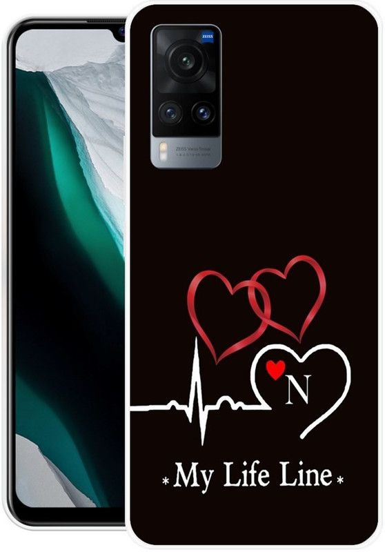 SIMAWAT Back Cover for Vivo X60  (Multicolor, Grip Case, Silicon, Pack of: 1)