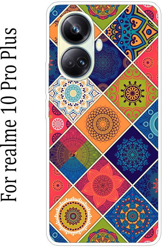 BeauCase Back Cover for realme 10 Pro Plus 5G  (Multicolor, Grip Case, Silicon, Pack of: 1)