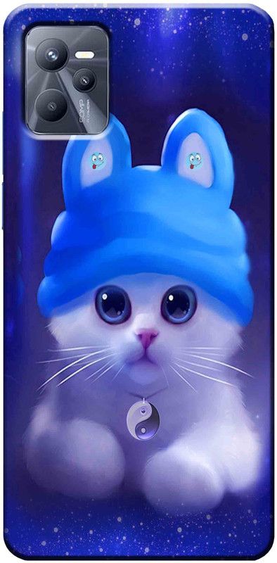 Auqueno Back Cover for Realme C35 2832  (Multicolor, Anti-radiation, Silicon, Pack of: 1)