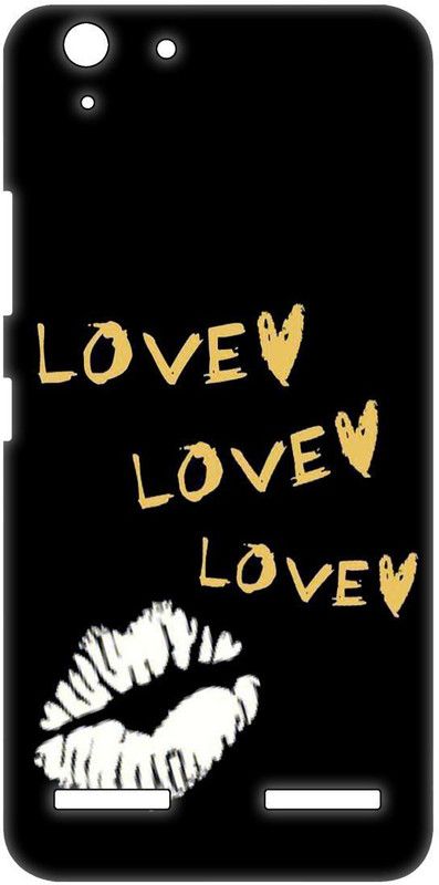 Smutty Back Cover for Lenovo Vibe K5 - Love Word Print  (Multicolor, Hard Case, Pack of: 1)