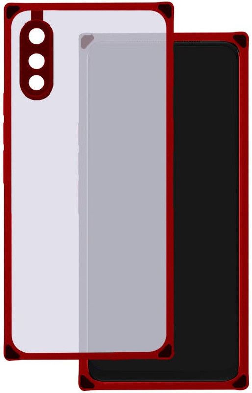 Bluei Back Cover for SAMSUNG M02  (Red, Silicon)