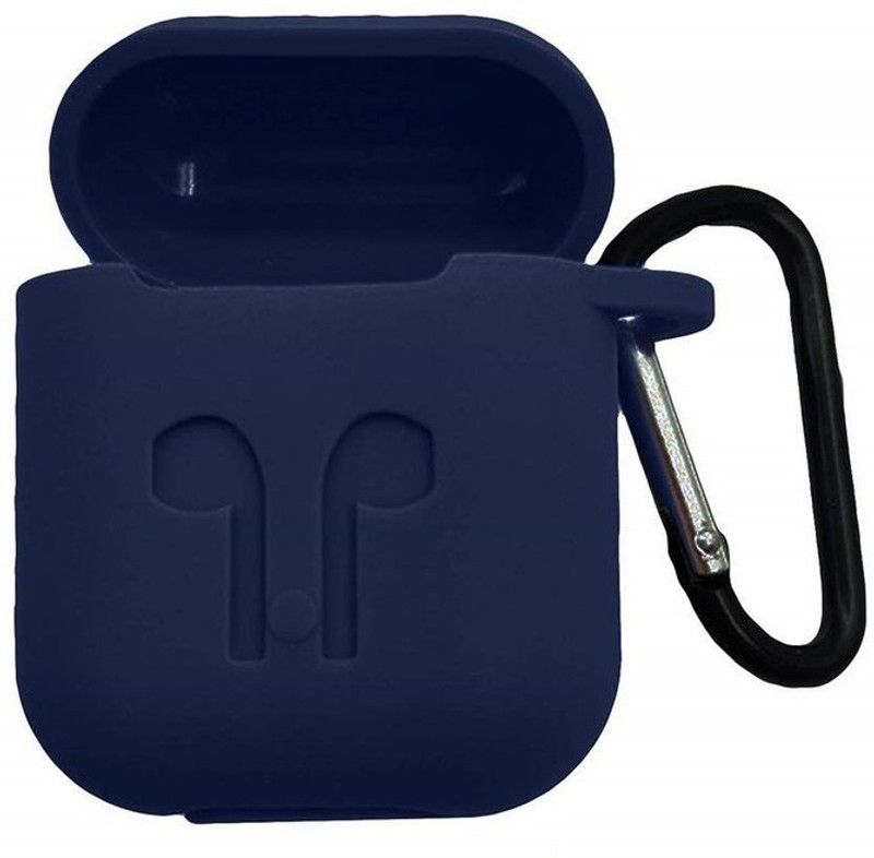 Kennet Silicone Press and Release Headphone Case  (Blue)