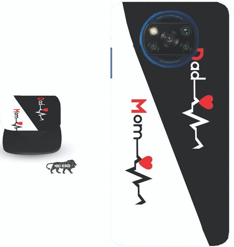 My Swag Back Cover for Poco X3  (Multicolor, Cases with Holder)