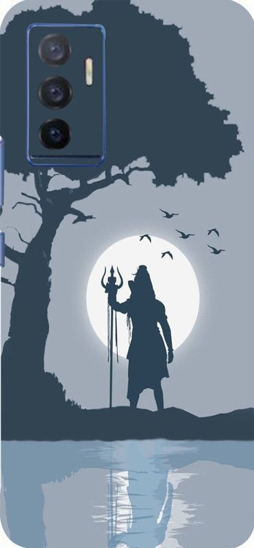 CLAXA Lord Shiva Vivo V23e Back Skin Guard, Lord Shiva Mobile Skin  (Lord Shiva Skin With Super matte finish)