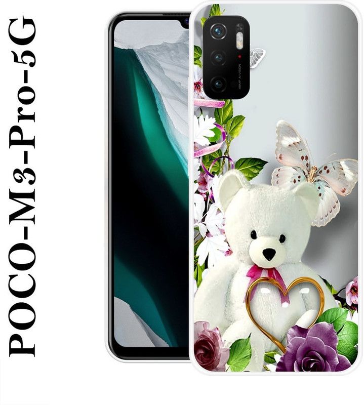 KUDI Back Cover for Poco M3 Pro 5G  (Multicolor, Silicon)