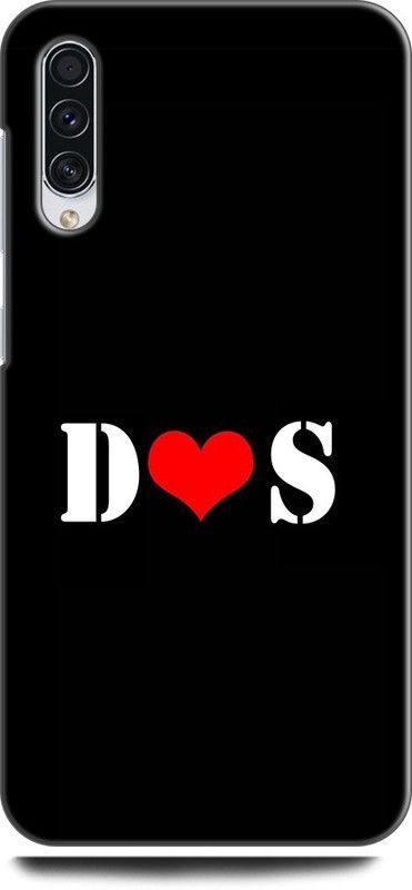 Afterglow Back Cover for SAMSUNG Galaxy A50 D S, D LOVES S, NAME, LETTER, ALPHABET, DS LOVE, HART  (Multicolor, Shock Proof, Pack of: 1)