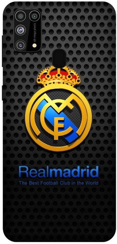 URCHIN Back Cover for Samsung M31 Real Madrid, Ronaldo, Football, Football club, Logo  (Multicolor, Shock Proof, Pack of: 1)