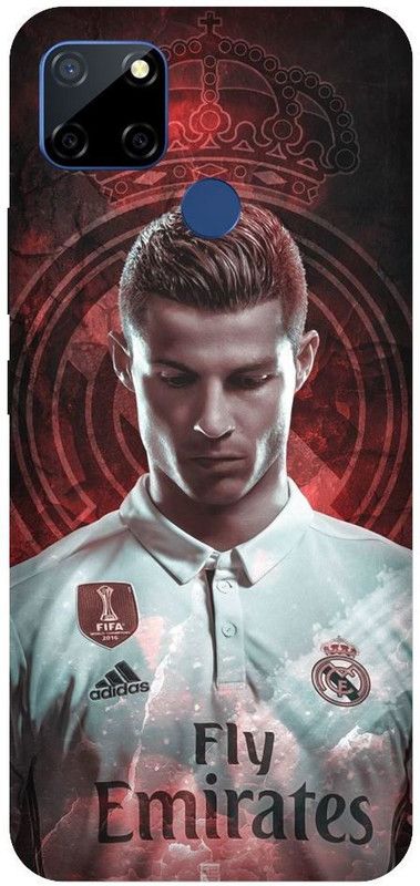 URCHIN Back Cover for Narzo 30A Cristiano Ronaldo, Ronaldo 7, CR-7, Real Madrid, Football, Sports  (Multicolor, Shock Proof, Pack of: 1)