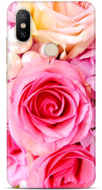 Sankee Back Cover for Mi A2  (Pink, Hard Case)