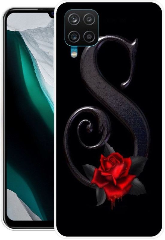 Krtagy Back Cover for Samsung Galaxy A12  (Black, Dual Protection, Silicon, Pack of: 1)