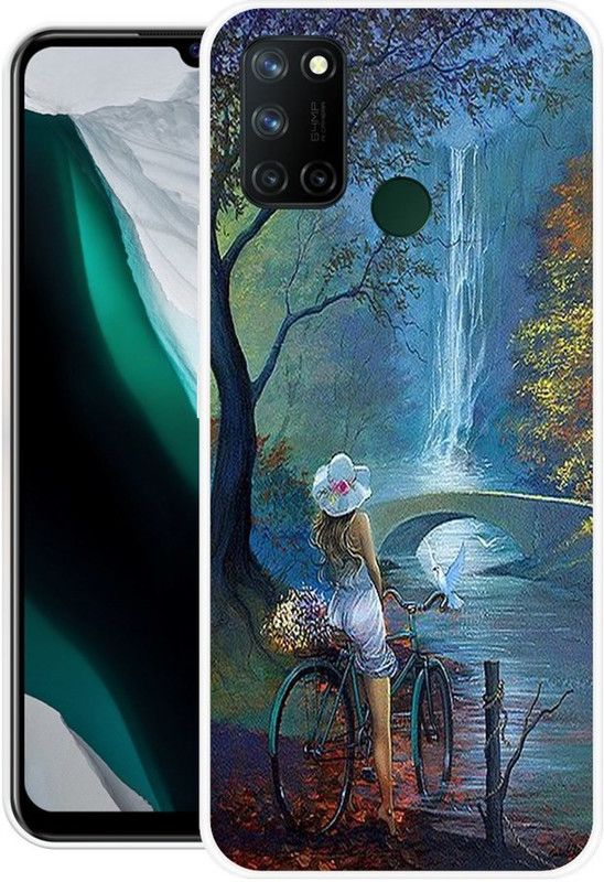 Printmaster Back Cover for Realme 7i, Realme C17  (Multicolor, Dual Protection, Silicon, Pack of: 1)