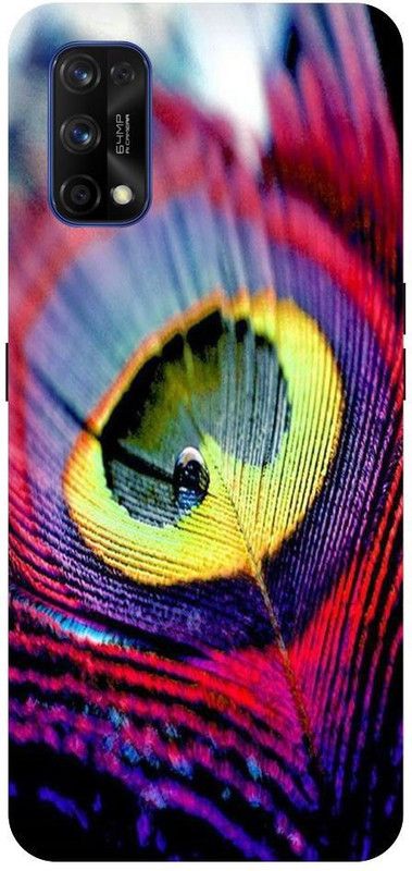 URCHIN Back Cover for Narzo 20Pro mor pankh, Krishna ji, kanha, peacock feather, feather  (Multicolor, Shock Proof, Pack of: 1)