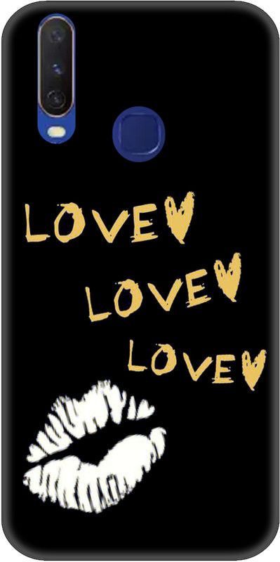 Smutty Back Cover for Vivo Y12, Vivo 1904 - Love Word Print  (Multicolor, Hard Case, Pack of: 1)