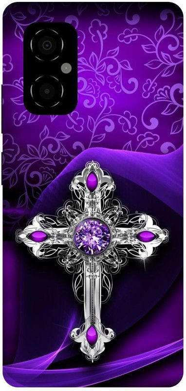 play fast Back Cover for POCO M4 5G, MZB0BRWIN, JESUS, CROSS, GOD, DESIGN, ART, CRISTIANS, GOD  (Purple, Hard Case, Pack of: 1)