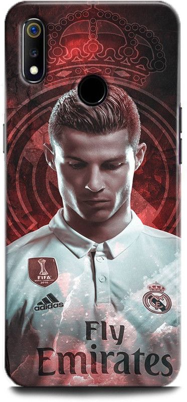 Afterglow Back Cover for Realme 3i CRISTIANO RONALDO, CR-7, REAL MADRID, FOOTBALL, SPORTS  (Multicolor, Shock Proof, Pack of: 1)