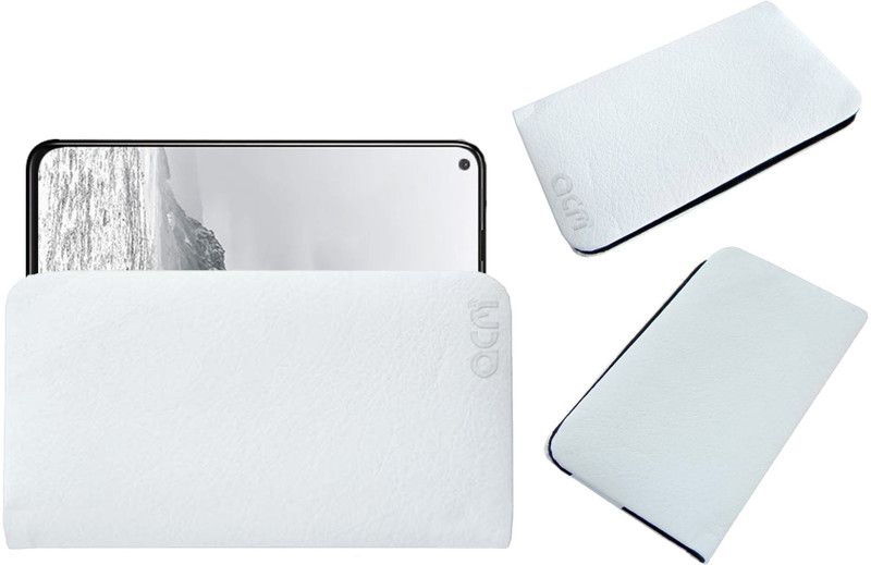 ACM Pouch for Nokia X71  (White, Cases with Holder, Pack of: 1)