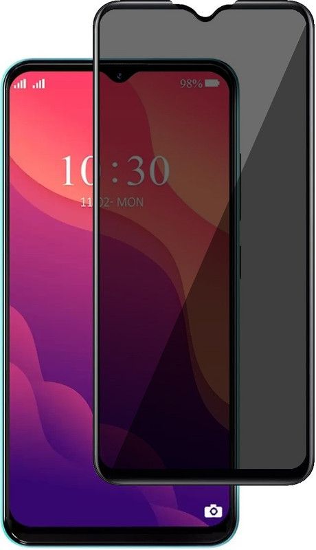 Pannu Edge To Edge Tempered Glass for Vivo Y12G  (Pack of 1)