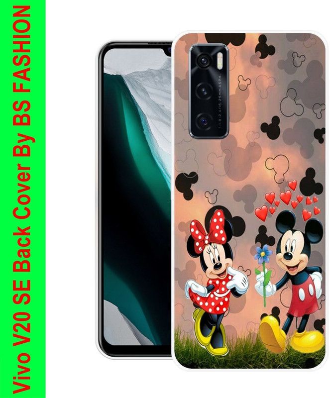 SHYAMSHREE Back Cover for Vivo V20 SE  (Multicolor, Grip Case, Silicon)