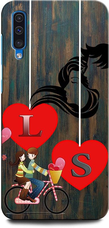 ORBIQE Back Cover for SAMSUNG Galaxy A50s LS, L LOVE S, S LOVE L, L LETTER, S LETTER, LS NAME  (Multicolor, Hard Case, Pack of: 1)