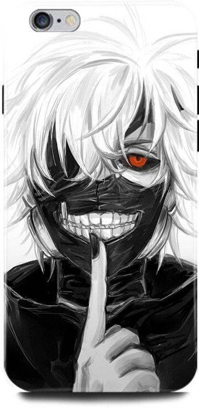 INTELLIZE Back Cover for Apple iPhone 6s Kaneki, Tokyo Ghoul, Anime  (Multicolor, Shock Proof, Pack of: 1)